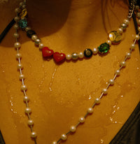 Sun-kissed Jewels Pearl Necklace