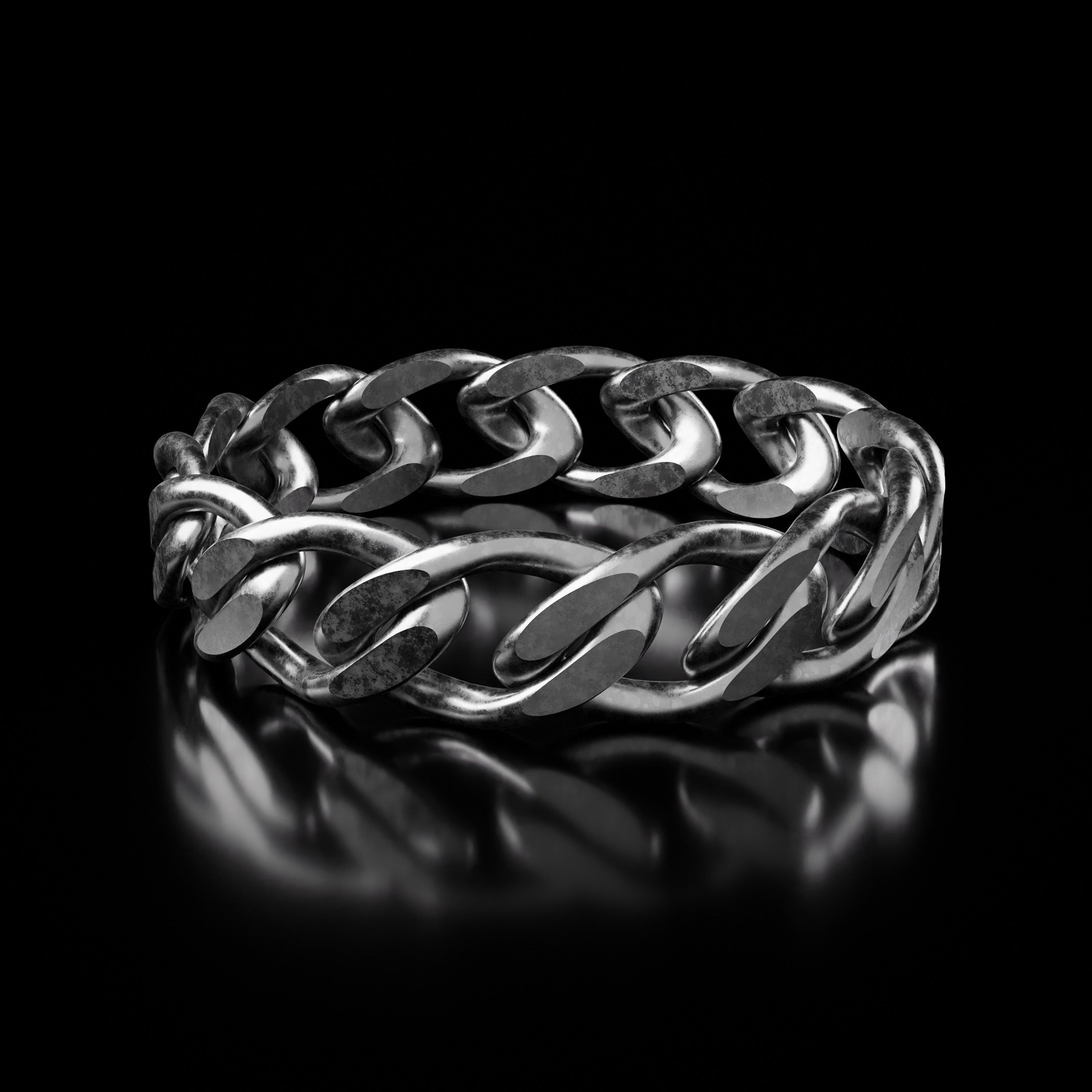 Silver Chain Ring – Fashion Jewelry by Yordy.