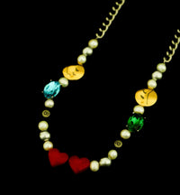 Sun-kissed Jewels Pearl Necklace