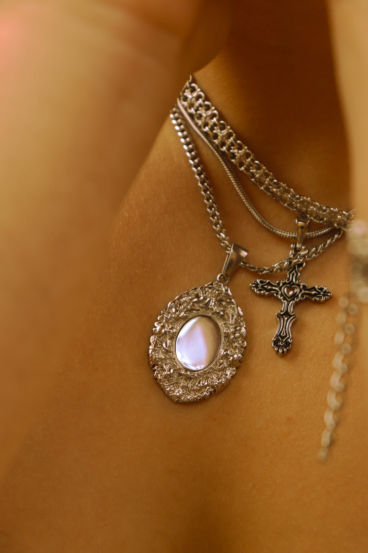 Reflection Oscura Necklace - Fashion Jewelry by Yordy.