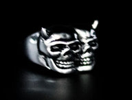 Silver “Twins of Hell” Ring - Fashion Jewelry by Yordy.